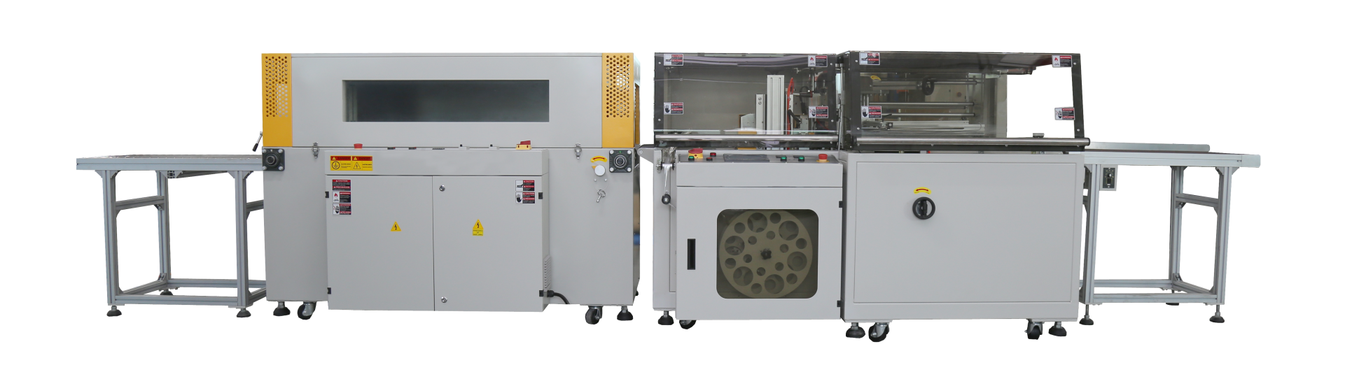 全自動高速邊封收縮包裝機VFL-5545H+VFS-5030LW